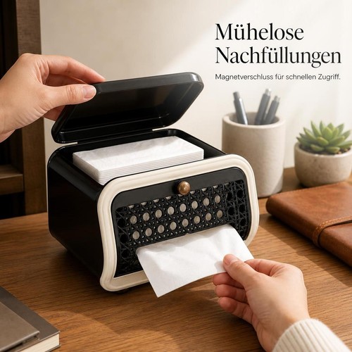 Retro taschentuchspender mit - retro,