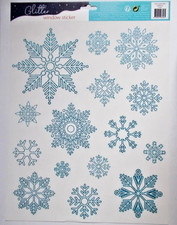 Fensterbilder Schneeflocken