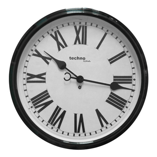 Wanduhr 7050 aluminium - wt, /