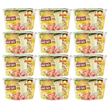 Pho Suppe Pho Nudeln Mama Instant Reisnudeln Rindgeschmack Pho Bo BOWL 12x65g