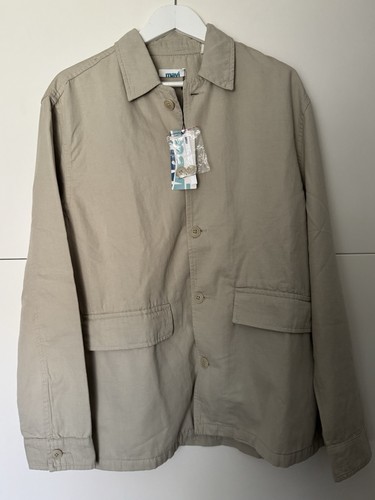 Herrenjacke beige - l, –