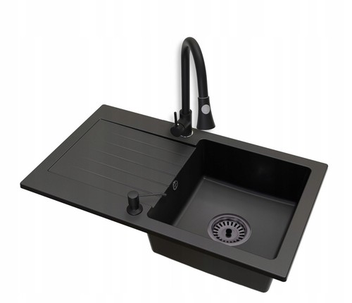 Granitspüle leon becken mit - 1,