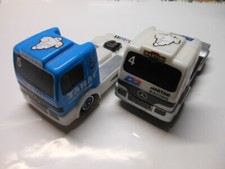 2 x unlackierte Mercedes-Benz Truck Bodys in PET von Whitepoint 1:24 neu, OVP 