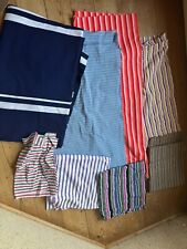 Konvolut Dekoration Stoffe vintage pop art bunt Basteln Gardine farbric