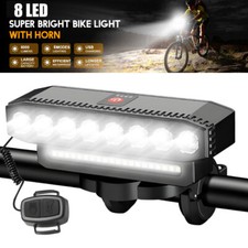 LED Fahrradlichter Mit Hupe