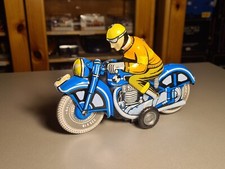 Blechspielzeug Motorrad mit
