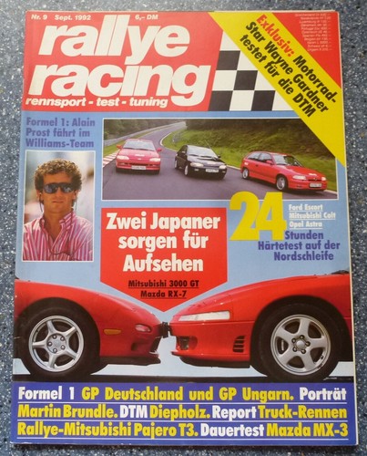 Rallye racing mantzel - rallye, 9/92