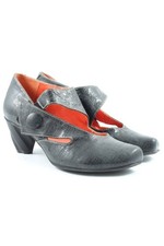 LISA TUCCI Mary Jane Pumps Damen Pumps Gr. DE 38 hellgrau Party-Look