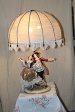 Porzellan tischlampe antik