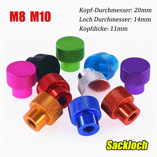 Farbe rändelmutter m10 - farbe,