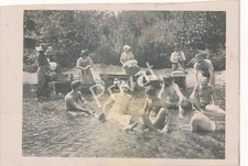 Foto PK WK I badende Soldaten Kaiserliche Armee nude nackt K1.28