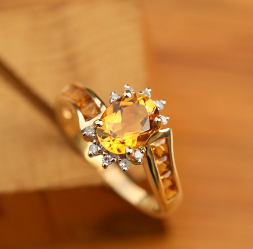 Ring massiv gold gelber - ring, kt