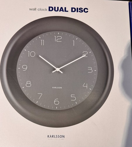 Karlsson dual disc wanduhr - disc,