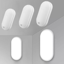 LED Feuchtraumleuchte Ovalleuchte Mit Bewegungsmelder Wandlampe Kellerleuchte DE