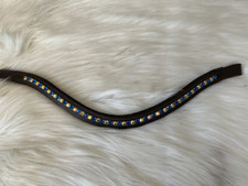 Healthy Horses  Stirnriemen  braun Glitzer Gr Warmblut 42cm