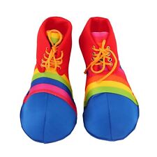 DE Clown Gestreifte Schuhe Weihnachten Cosplay Kostüm Verkleiden Lockige Perücke