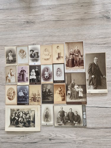 Cdv kabinettfoto konvolut - cdv,