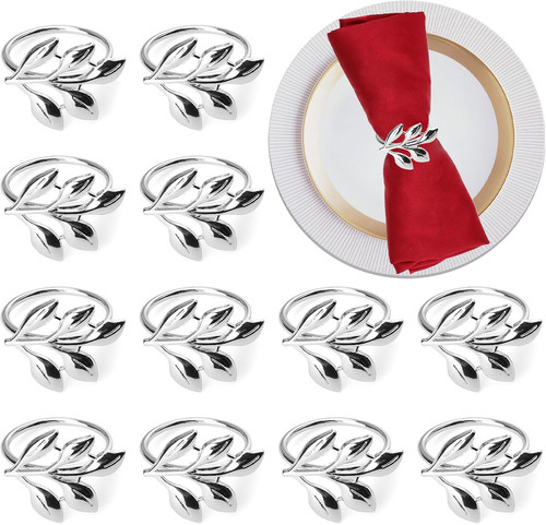 Serviettenringe silber 12 - serviettenringe, silber,