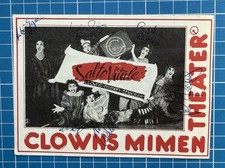 Clowns Mimen Theater - Originalautogramm