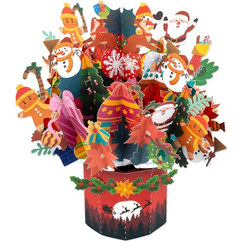 Weihnachtskarte pop up - 3d,