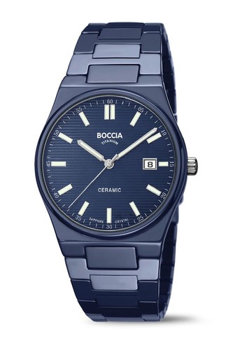 Boccia herrenuhr ceramic - boccia,