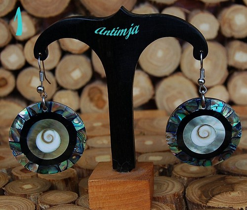 Ohrringe muschel shiva eye - shiva,