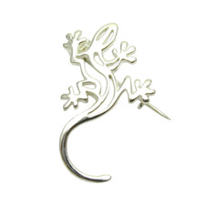 Brosche Gecko Eidechse