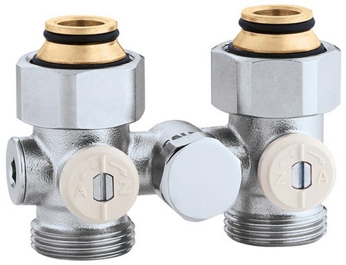 Caleffi einrohr hahnblock - einrohr, 3/4"