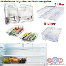 Kühlschrank Organizer Box Aufbewahrungsbox Küche Kosmetik Ordnungssystem 3 / 5L.
