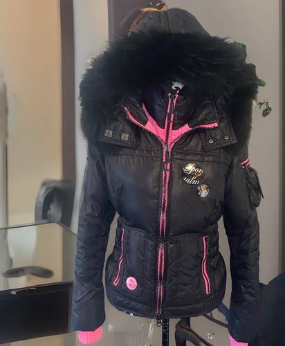 Luxus daunenjacke echtpelz - luxus,