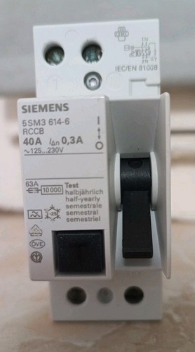 Siemens rccb 5sm3 614 3ma - rccb, 0,3ma