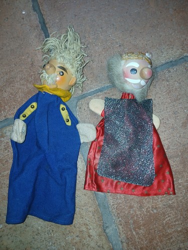 Vintage handpuppen polizist - vintage,