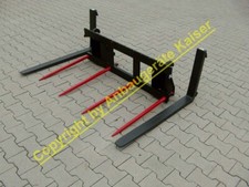 Palettengabel, Ballengabel für Frontlader mit Euroaufnahme, 3500kg Traglast