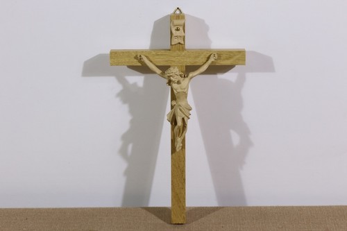 Kruzifix jesus kreuz holz - am,