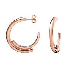 CALVIN KLEIN SCENT KJ5GPE100100 STAINLESS STEEL EARRINGS - ROSE GOLD