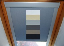 SK Verdunklungsrollo für Velux GGU GPU GGL GPL  mit Seitenführungsschienen Rollo