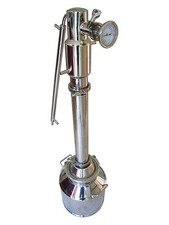 10-Liter Destille aus Edelstahl mit Thermometer - Hochleistungskolonne 2 in1 
