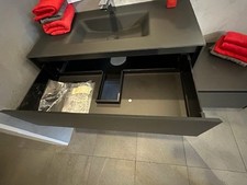 Ausstellung Abverkauf badmöbel set mit Glas Waschtisch OASIS 