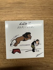 Loriot Magnet Sternzeichen Löwe 7x7cm Gebraucht