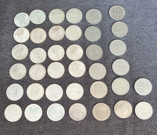 Gedenkmünzen set 38 - 5, dm