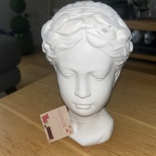 Vintage weiße junge Frau Kopf