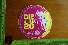 Alter Aufkleber TV Radio Sat Sender SDR3 LERCHE Stuttgart Die wilden 20