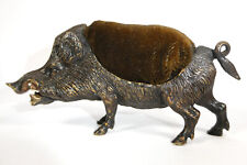 Wildschwein Eber Wiener Bronze ca. 1880 Nadelkissen