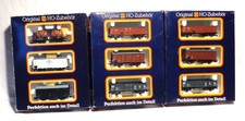 Eisenbahn Zubehör 3x Piko 0725 Güterwagen Set 3tlg. Waggon Spur H0 OVP DDR RAR
