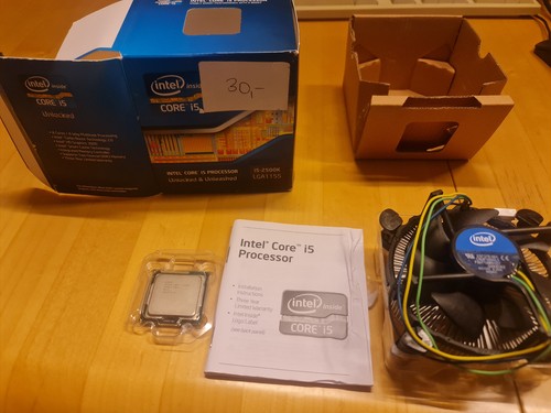 Intel core 2500k cpu - core, i5-2500k