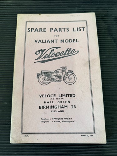Original 1958 velocette - original,