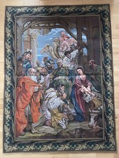 ANTIKER GROSSER GOBELIN/KIRCHLICHER MOTIV