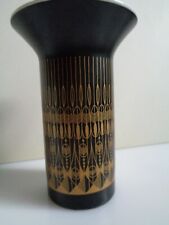 Rosenthal Kerzenständer Theo Baumann, schwarz Gold