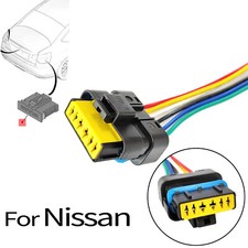 Für Nissan Micra K12 K13 2002-2022 Rücklicht Kabelbaum 6pin Heckleuchte Stecker.