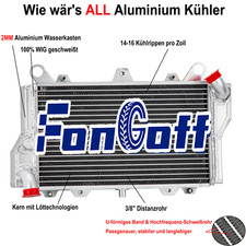 2 Reihig Aluminium Kühler